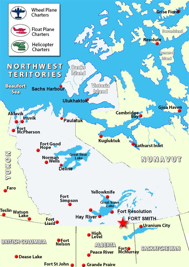 Charter Flights To Fort Smith Northwest Territories /Charter Flight Network